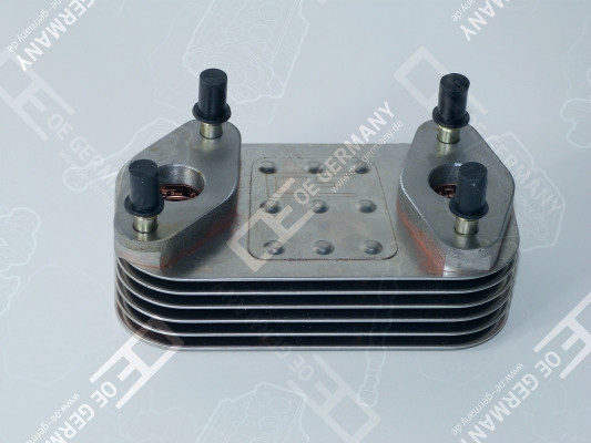 Oil Cooler, engine oil - 011820355000 OE Germany - A3551880080, A3551801165, 3551801165